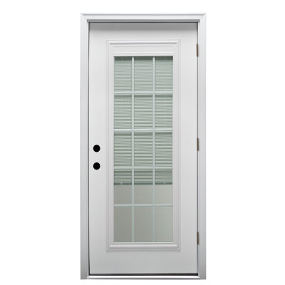 80'' Flush Fiberglass Front Entry Doors
