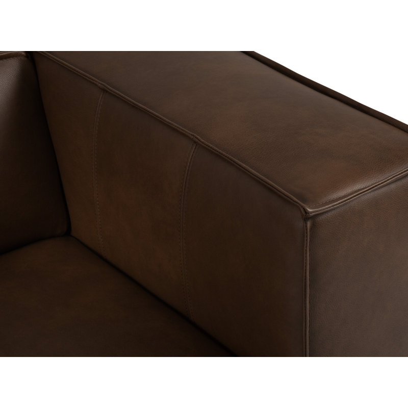 Ironesha Upholstered Armchair, Dark Brown