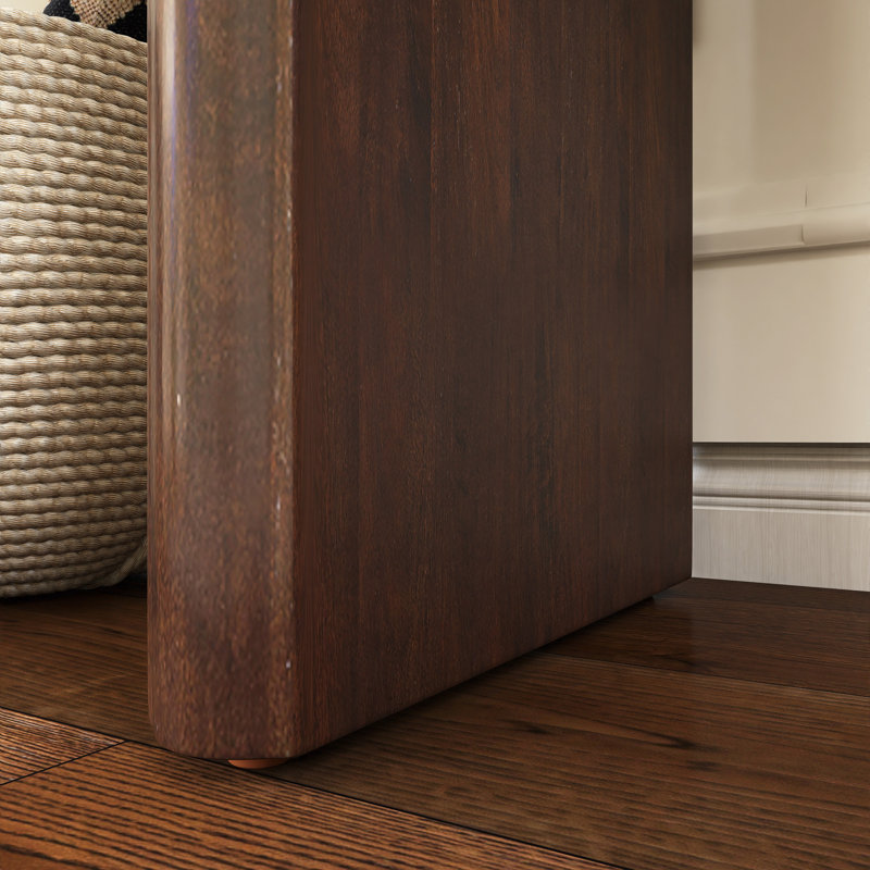 Console moderne en bois 47,8 "avec tablette robuste, Espresso