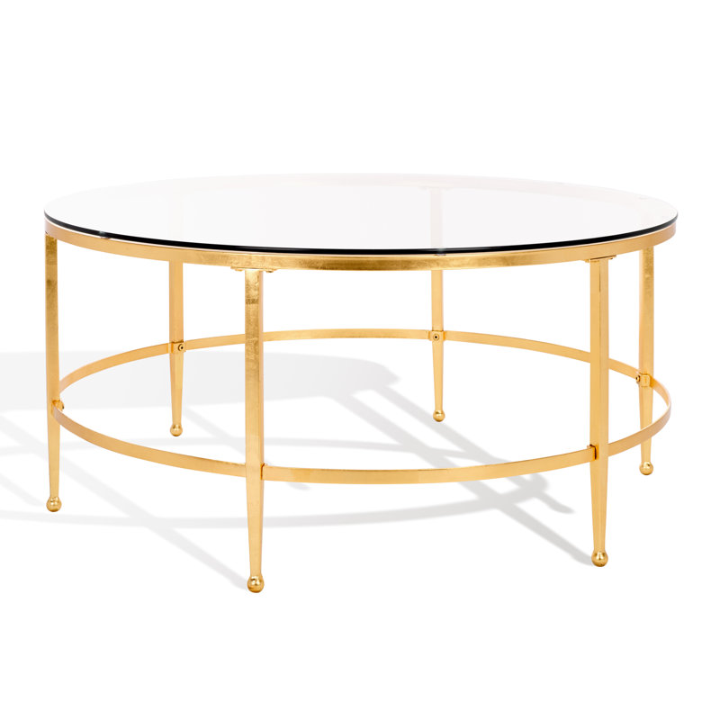 Edmund Cocktail Table, Antique Gold Gilt