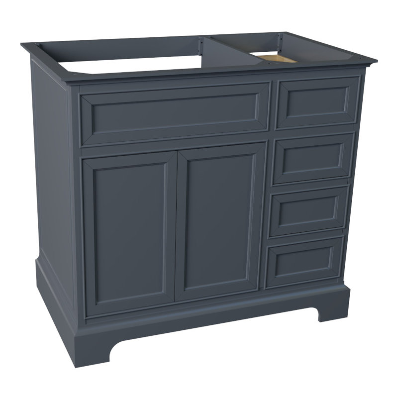 Shelby 36'' Single Bathroom Vanity Base Only, Gray