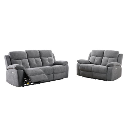 Meldoy 3+2 Sofa Set Power Electric Recliner
