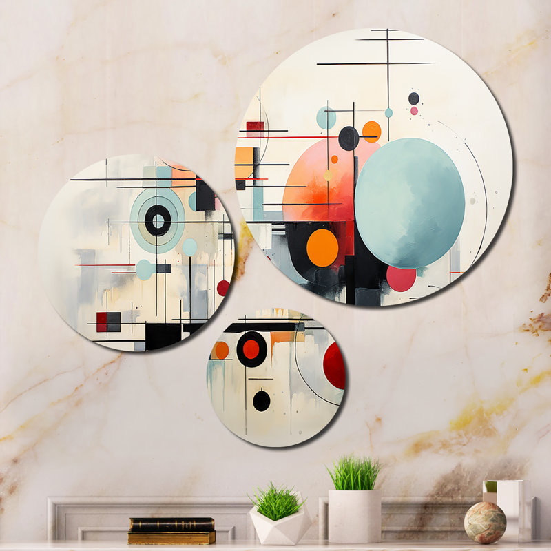 Abstract Wall Decor on Metal