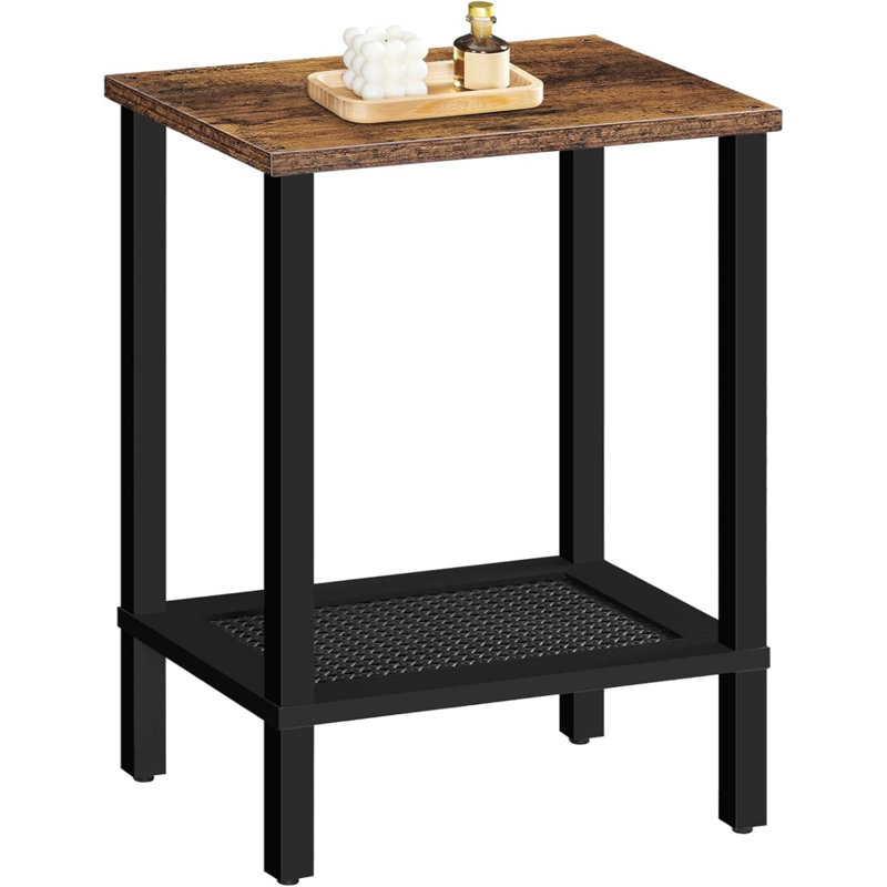 Petite table d'appoint avec table de chevet à 2 niveaux