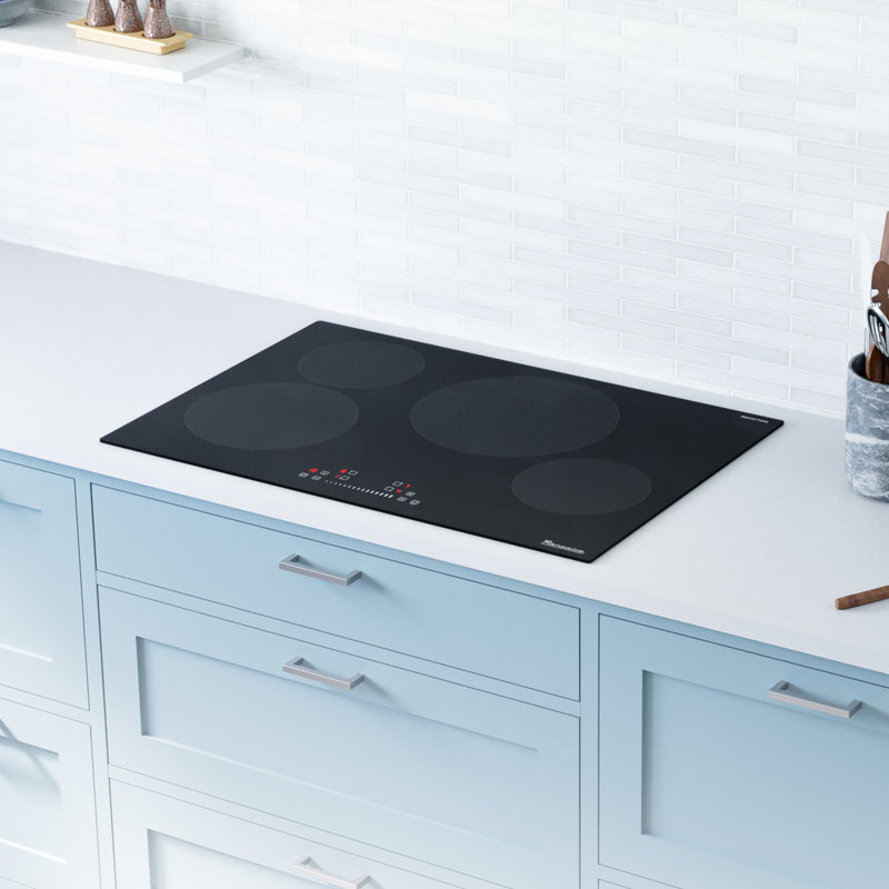 Rangaire 30" Induction 4 Burner Cooktop Black
