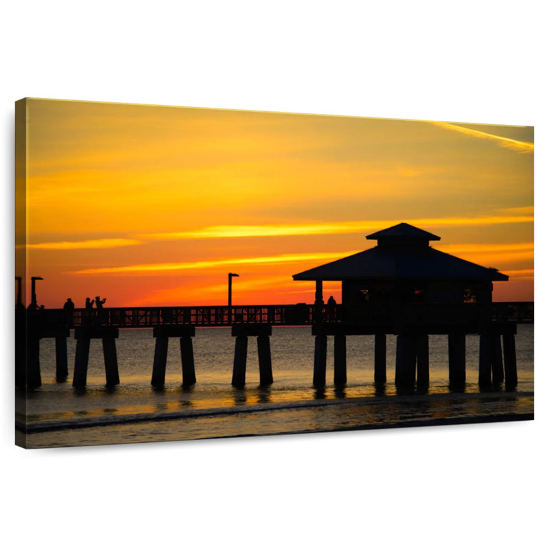 Florida Fort Myers Dock, Floride, H 30 po x l 45 po