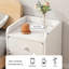 30cm W Solid + Manufactured Wood Bedside Table