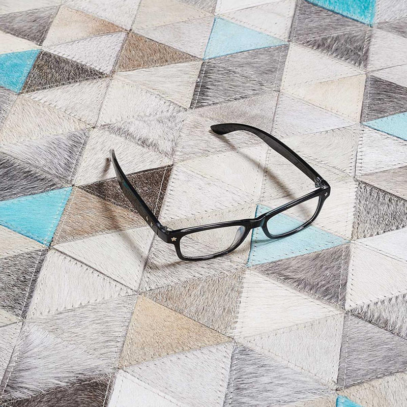 Gunulf Geometric Hand Woven Area Rug, Rectangle 80 x 150cm