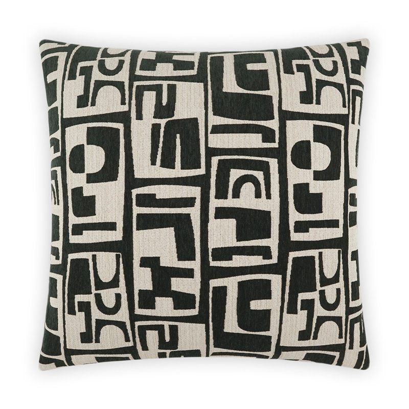 Toro Pillow Cover & Insert, Charcoal, Square 24"