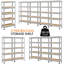 70cm W Manufactured Wood Height -Adjustable Shelving Unit-744789107