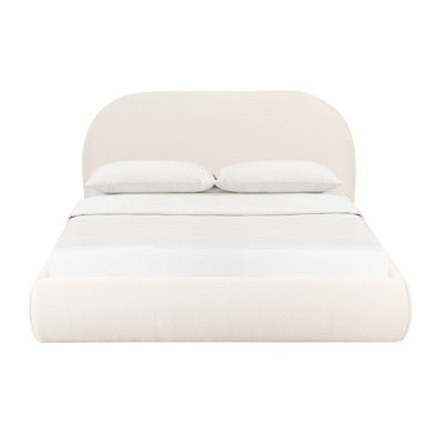 Structure de lit en velours Gayla