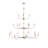 Nottaway 18 - Light Wrought Iron Dimmable Tiered Chandelier