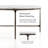 Aureum Modern 35"W Round Genuine Marble Coffee Table with Metal X-Brace