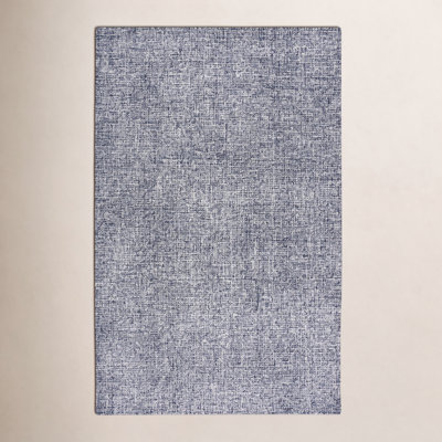 Britley Black White Hand-Tufted Wool Rug