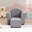 Chaise pour enfants, canapé rembourré avec repose-pieds pour enfants (chaise)