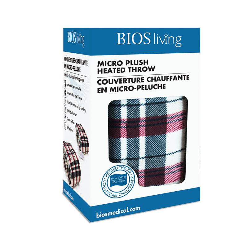 Hand Woven Heated Throw Blanket
