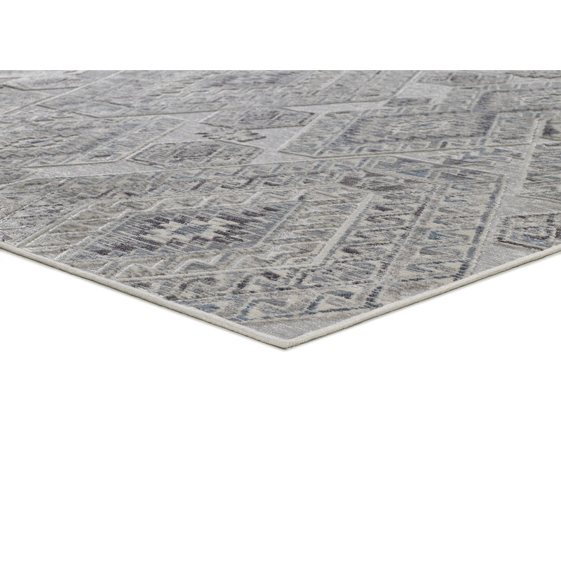 Vishwakarma Geometric Machine Woven / Power Loomed Area Rug, Rectangle 160 x 230cm