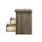 Rustic 22" W Bedside Table Nightstand With 2 Drawers, Open Shelf, Metal Handle Accent, Multi-Color Options-1636297664