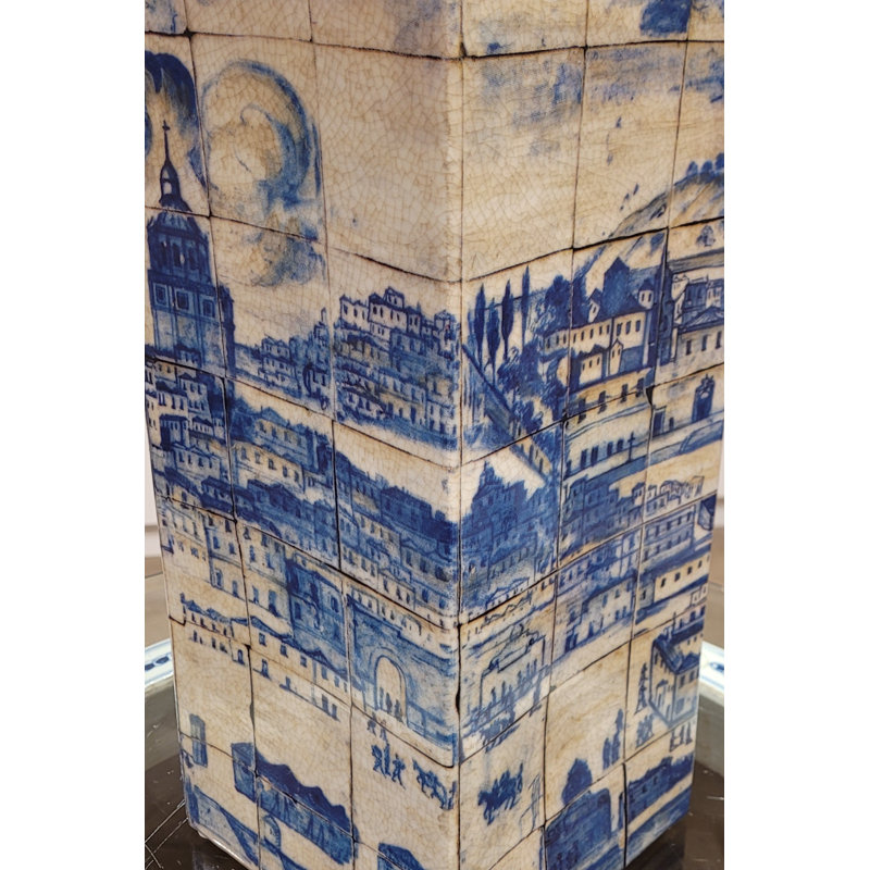 Azure Village Handmade Porcelain Jar