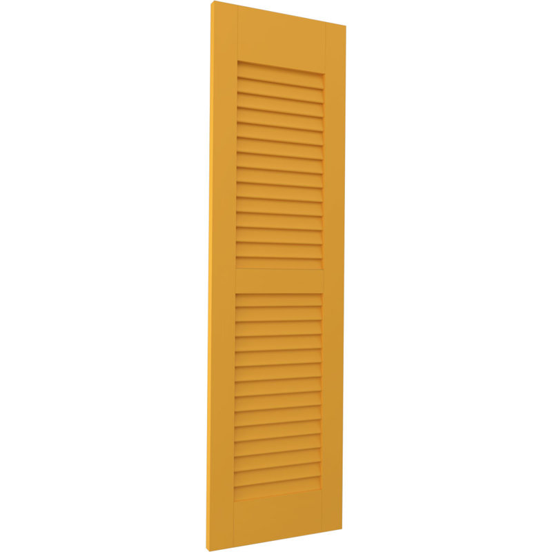 Deux volets à persiennes égales Americraft (par paire), 12", Curcuma, 39"