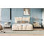 Lit plateforme tapissier en velours-310312574-310312572