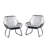Malgadey Steel Outdoor Lounge Chair