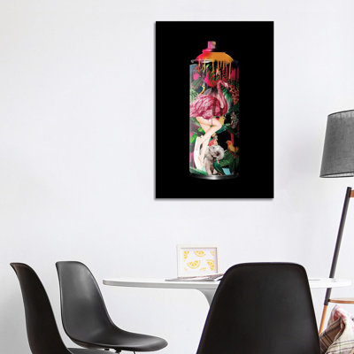 Memento Mori Spray 1 Piece Wrapped Canvas Painting