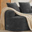 Causeuse courbée, petit canapé en chenille avec 3 coussins, canapé profond pour appartement, salon, aucun assemblage requis-1024443858-1024443870