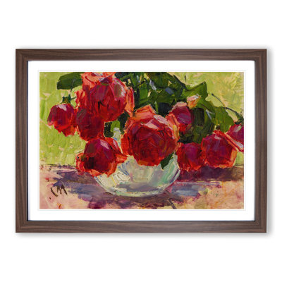 Roses by Carl Moll - Picture Frame Painting