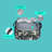 E-Z Travel Camo Print Lunch Box with Insulated Cooler