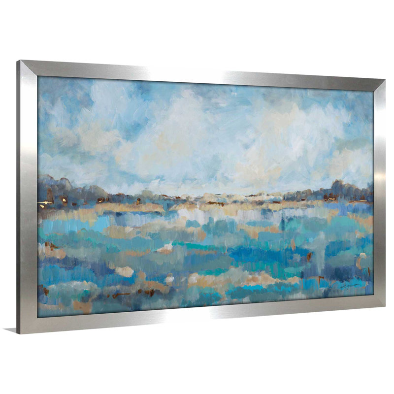 «Free Spirit», reproduction de peinture à l'acrylique encadrée, H 31,5 po x l 31,5 po x P 1 po