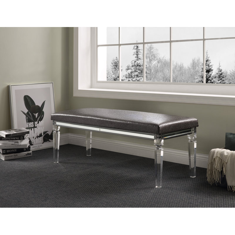 Jay Bench, PU & Clear Acrylic