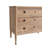 Solid Wood 40.5'' W Unfinished 3 - Drawer Dresser