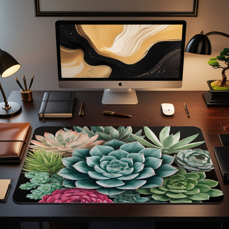 Polyester Desk Pad, 31.5x15.5