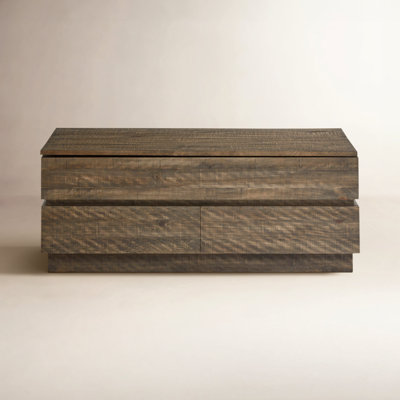 Solid Wood Coffee Table with Storage