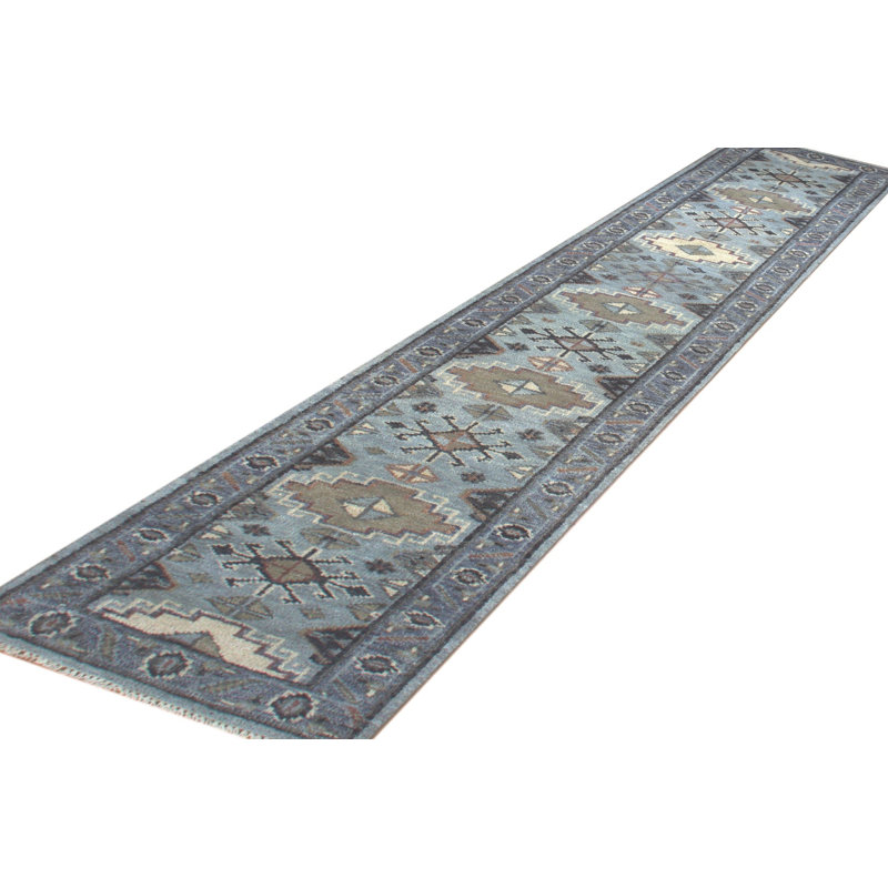 Oriental Area Rug in Blue