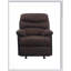Fauteuil inclinable électrique en microfibre Arcadia