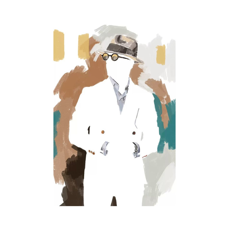New Suit - Painting on Canvas, Wrapped Canvas, 101.6cm H x 66.04cm W x 3.81cm D