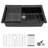 33'' L Single Bowl Quartz Kitchen Sink