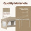 Vidaxl Pop-Up Party Tent Oxford Fabric Pop-Up Event Outdoor Canopy Wedding-129097233