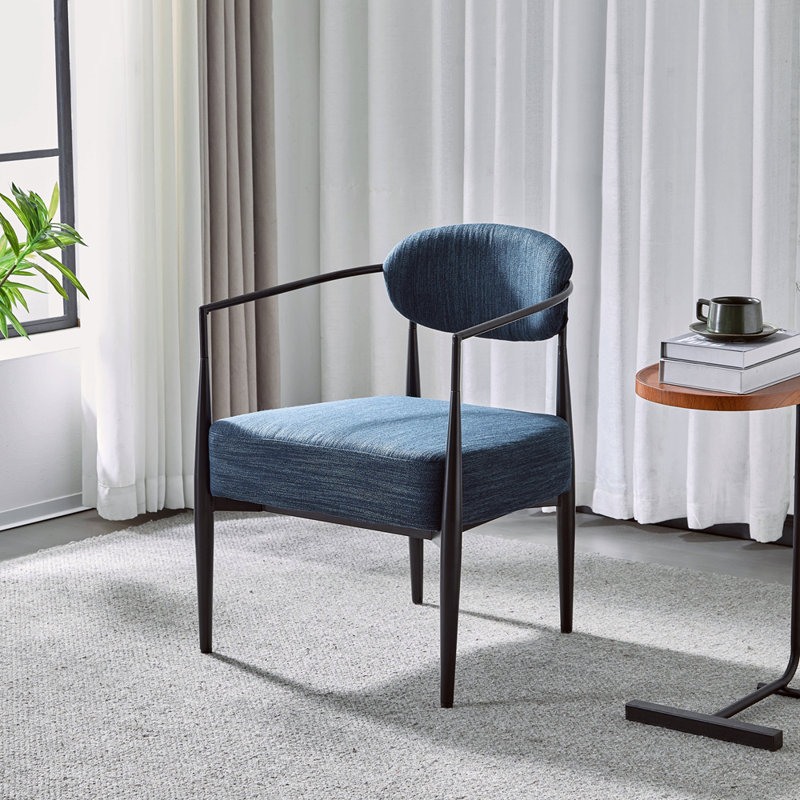 Fauteuil d'appoint rembourré Mid-Century