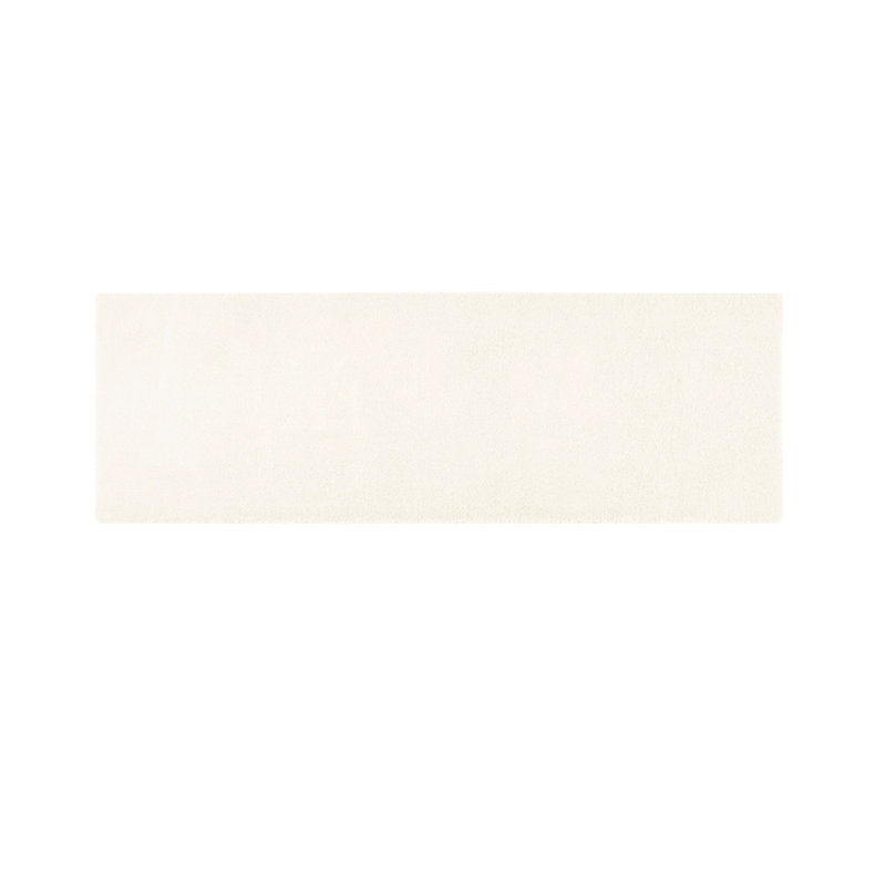 Solid Color Bath Rug, 72" L x 24" W, Ivory