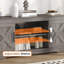 Meuble télé 58 po Modern Farmhouse pour téléviseur de 65 po ou moins, gris naturel