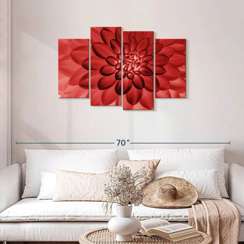 Harnek Translucent Red Dahlia