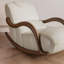 Modern Solid Wood Leisure Ergonomic Rocking Chair
