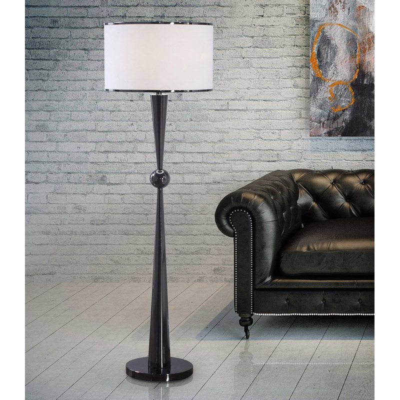 Lampe sur pied 62 po Hyland, Bronze noir