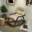 Chaise berçante moderne rembourrée-108368183