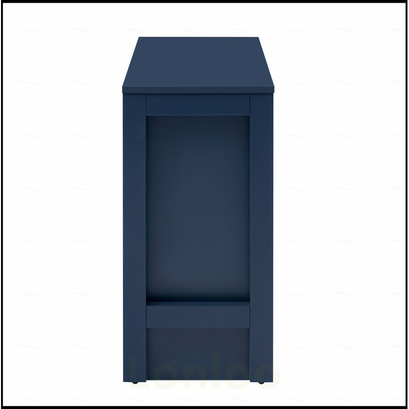 Wooden Sideboard with Extendable Table, Multifunctional Storage Cabinet for Small Spaces, 2 Doors and 3 Drawers, Living Room and Kitchen
