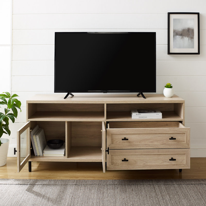 Bastian Unfinished TV Stand for TVs up to 60", Birch
