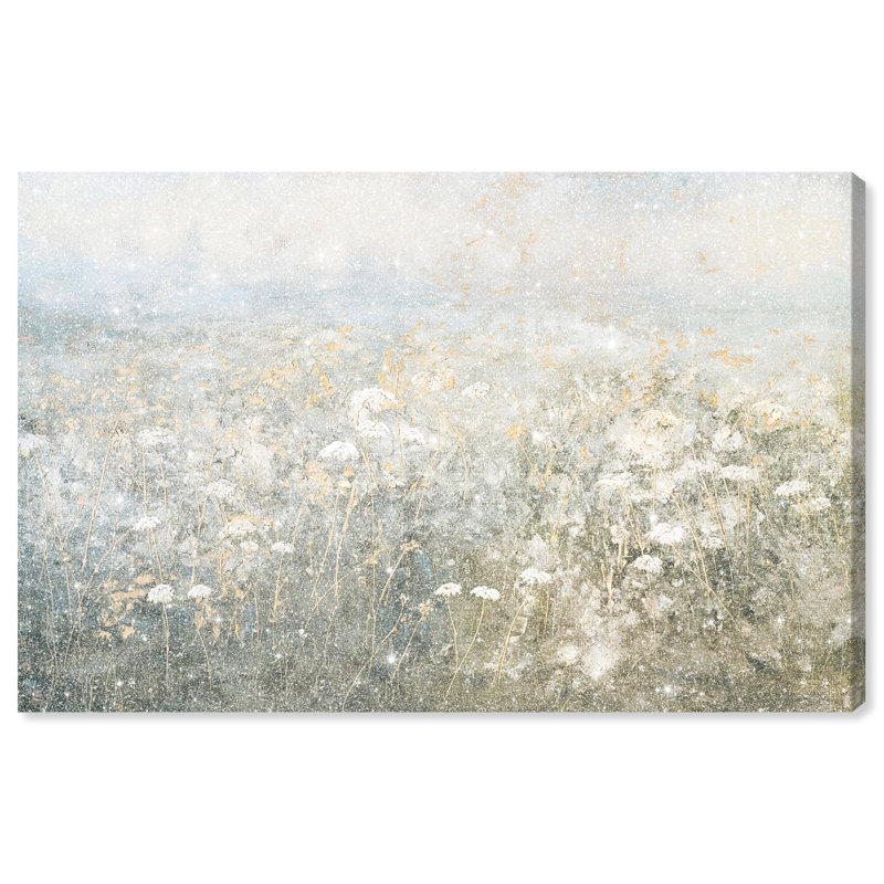 Meadow Veil Canvas Floral & Botanical Print by Oliver Gal, Black Frame, 15 x 10, 20"H x 30"W, Canvas Unframed